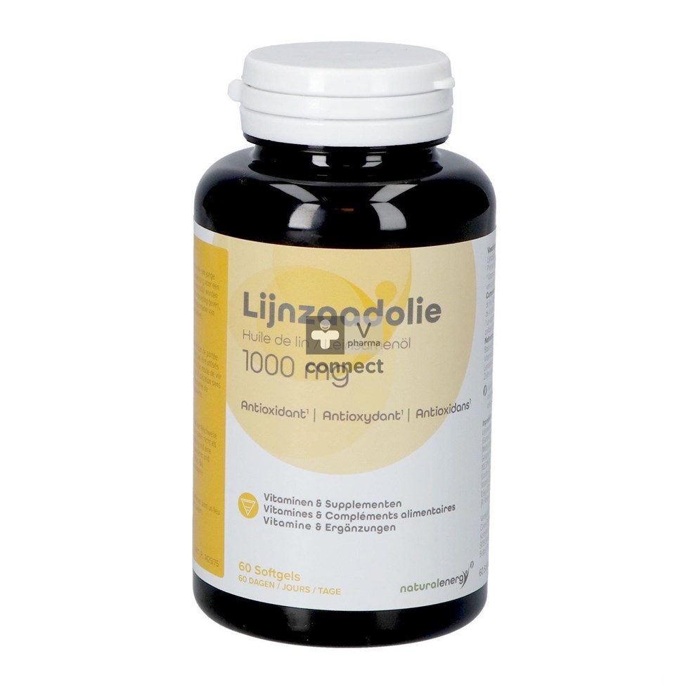 Natural Energy Gelules de Lin 60 Comprimés