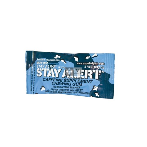 Stay Alert Gum Energetique Menthe  5 Pieces