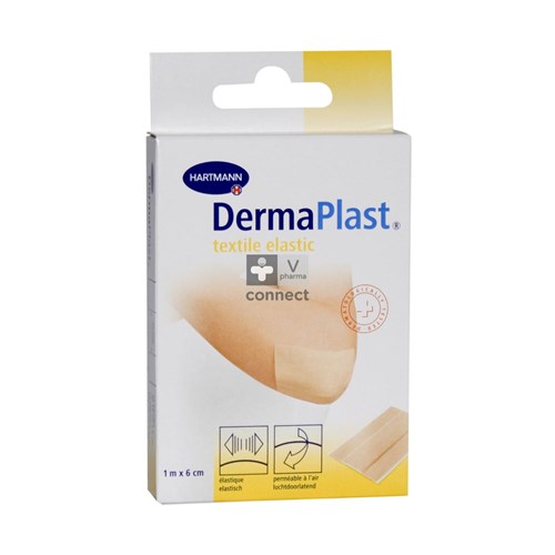 Dermaplast Textile Elastic 6cmx1m 5352021