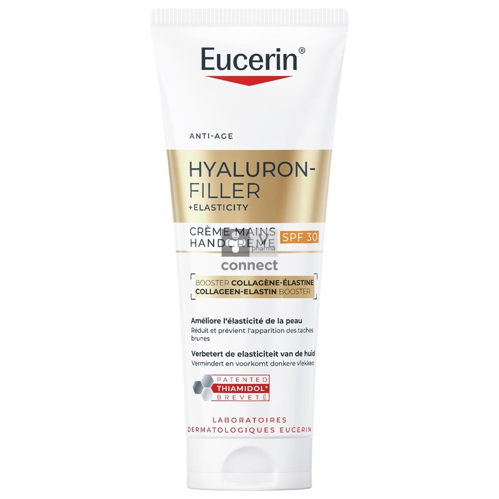 Eucerin Hyaluron-Filler+Elast. Cr Mains Spf30 75Ml