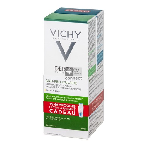 Vichy Dercos Sh Anti-dan+soothing Dry 2x200ml