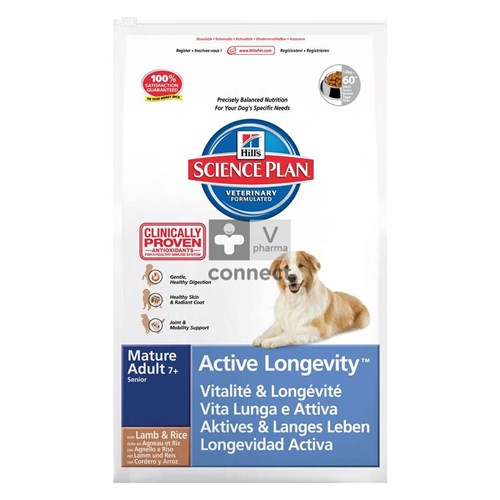 Hills Sc.plan Canine Mat.ad Act.long.med l&r 12kg