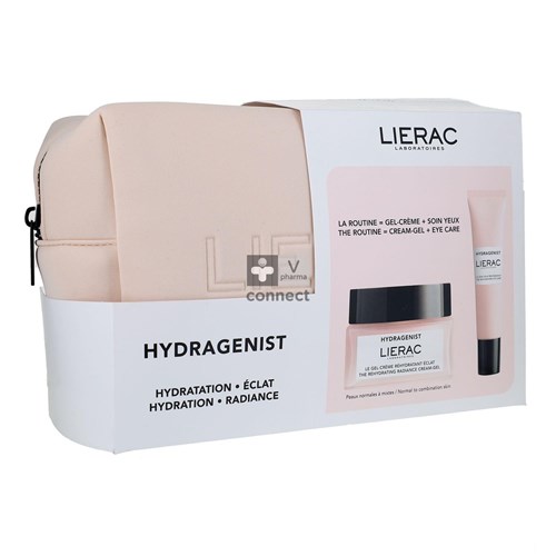 Lierac Coffret Hydragenist Gel Crème Rehydratant 50 ml + Yeux 15 ml