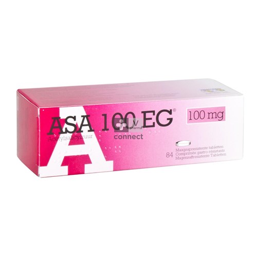 Asa 100 EG 100 mg 84 Comprimés Gastro Résistants