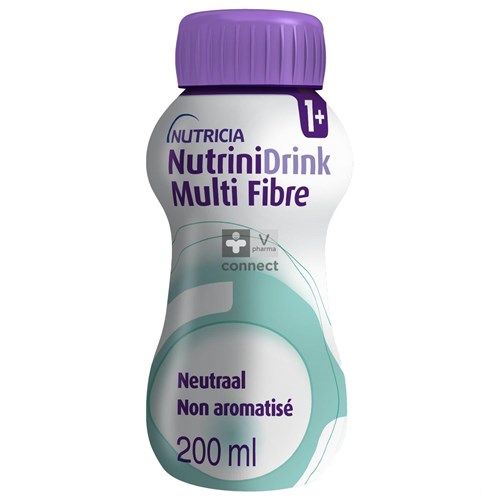 Nutrinidrink Multi Fibre Neutrale smaak Flesje 200ml