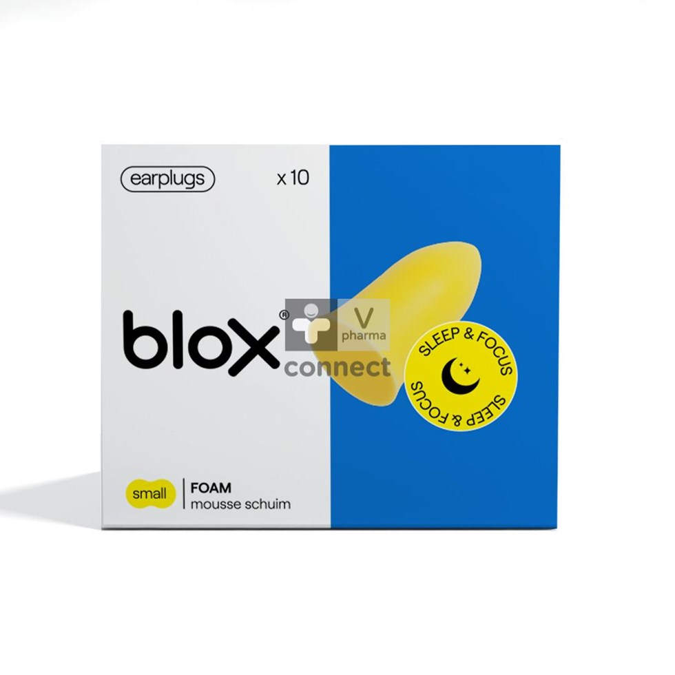 Blox Sleep Schuim Small Geel 5 Paar
