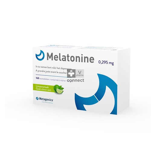 Melatonine 0,295mg Kauwtabl 168 Metagenics