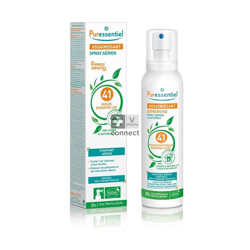 Puressentiel Zuiverende spray met 41 essentiële oliën 200 ml