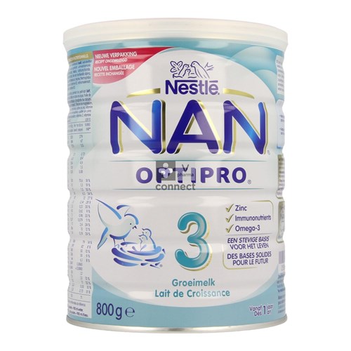 Nan Optipro 3 +1jaar Groeimelk Pdr 800g