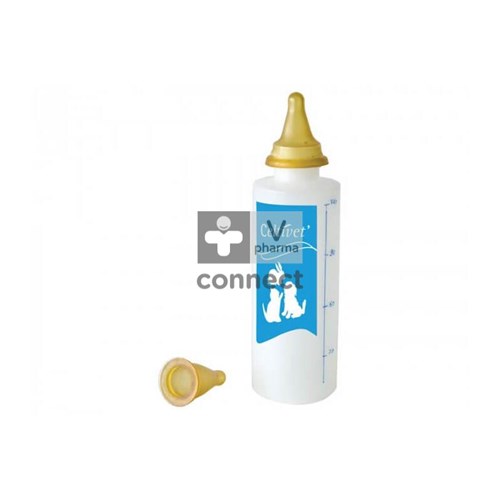 Biberon Chiot Plastique Avec Tetine 60 ml