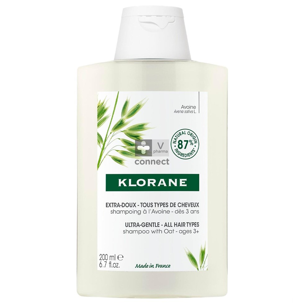 Klorane Shampooing Lait Avoine 200ml