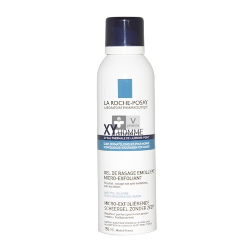 La Roche Posay XY Gel de Rasage Emollient Micro - Exfoliant 150 ml