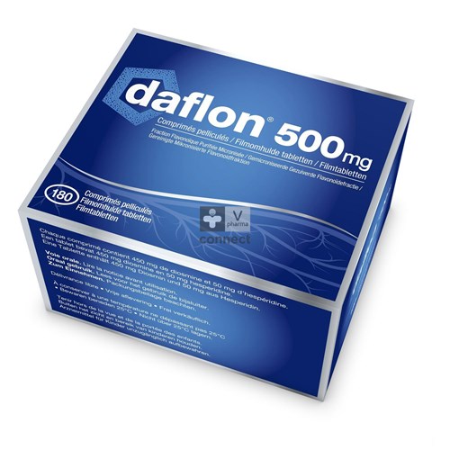 Daflon 500 Filmomh Tabl 180 X 500mg