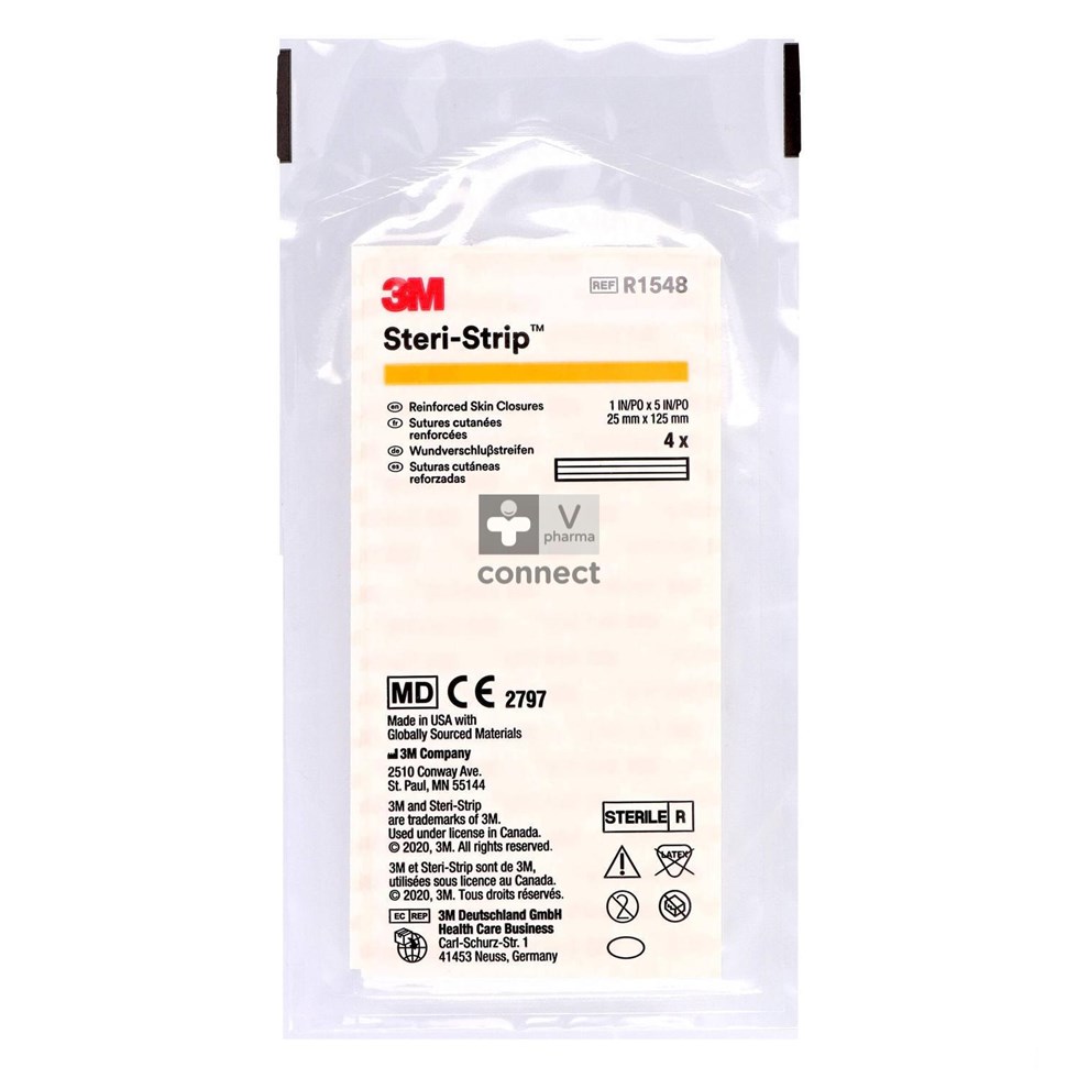Steri-Strip 25 mm x 125 mm 4 Strips