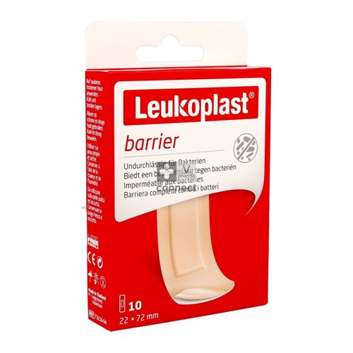 Leukoplast Barrier 22 x 72 mm 10 Pièces