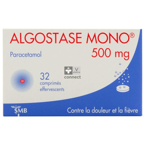 Algostase Mono 500 mg 32 Comprimés Effervescents