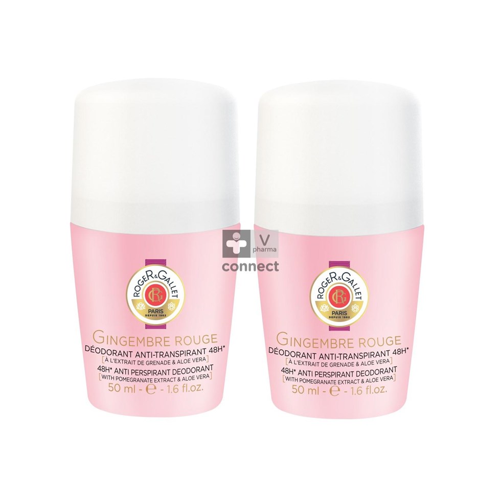 Roger&gallet Deo Gember Rood Duo 2x50ml