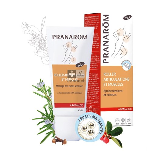 Pranarom Aromalgic Roll Gewricht&spier.bio Eco75ml