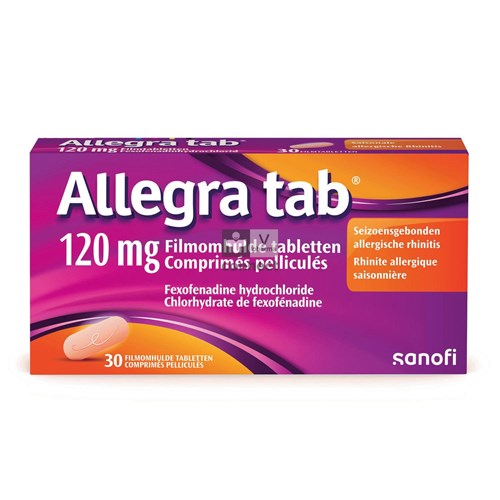 Allegra Tab 120mg Filmomh Tabl 30x120mg