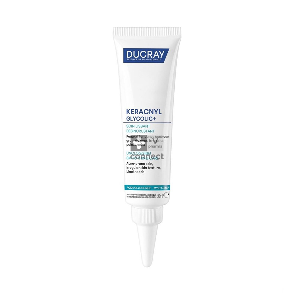 Ducray Keracnyl Glycolic Crème Désincrustante 30 ml