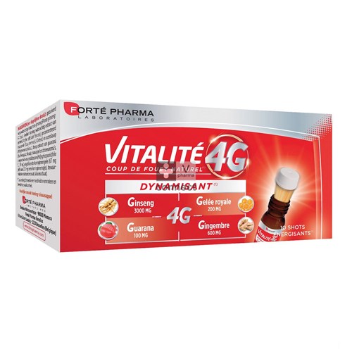 Vitalite 4g Opwekkend Energie Shots 10