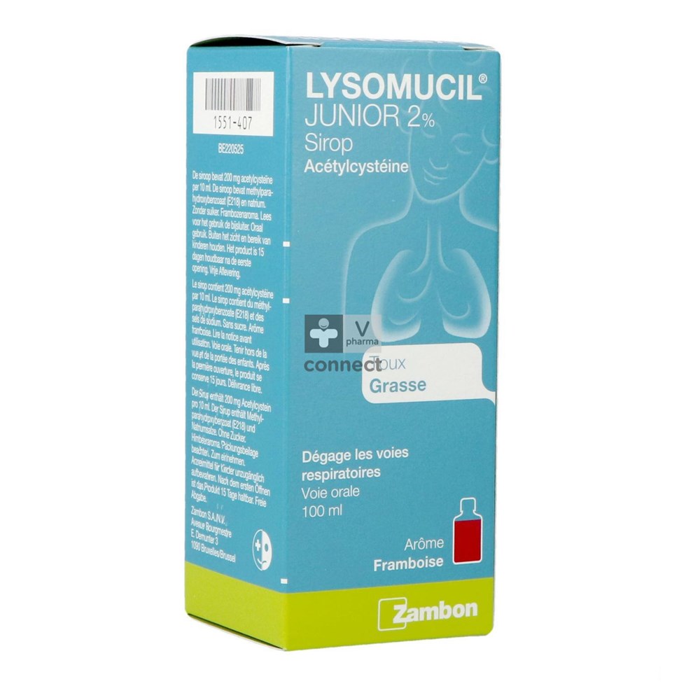 Lysomucil Junior 2 % Drinkbare oplossing 100 ml