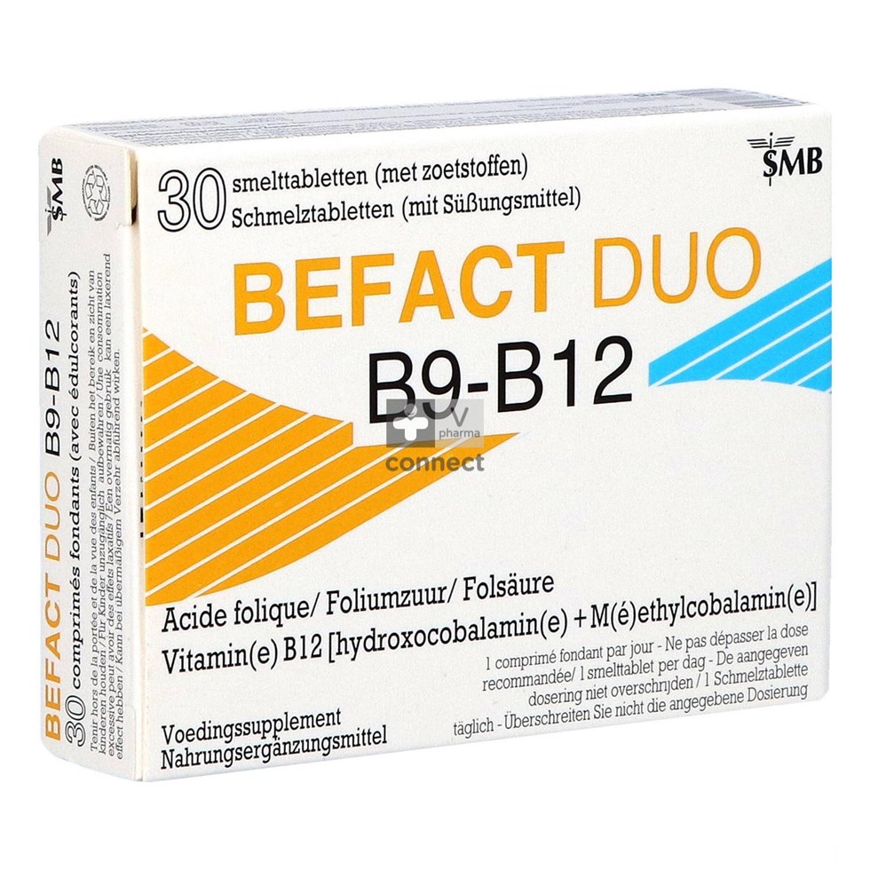 Befact Duo Sublinguale smelttabletten 30