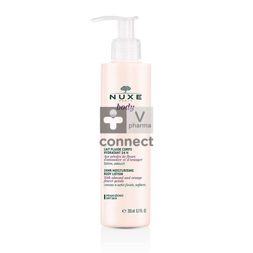 Nuxe Body Lichaamsmelk Hydra 24u Pompfl 200ml