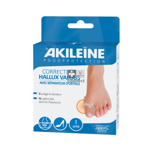 Akileine Protecteur Auto Adhesif Hallux Valgus 2 Pièces