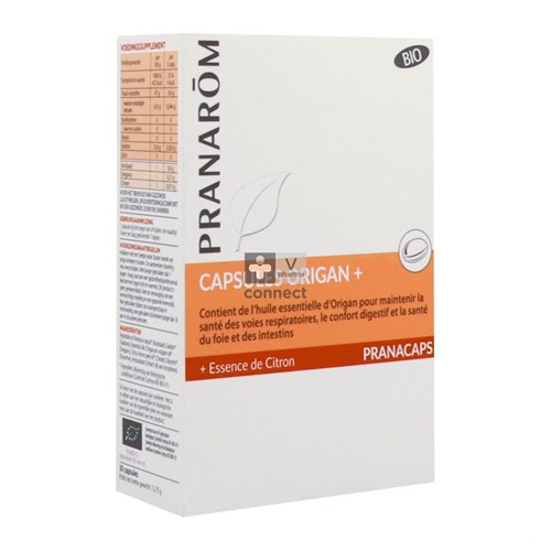 Pranarom Bio Origan+ 30 Capsules