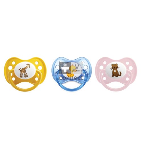 Dodie Mam Sucette Animaux Silicone 0-6 Mois