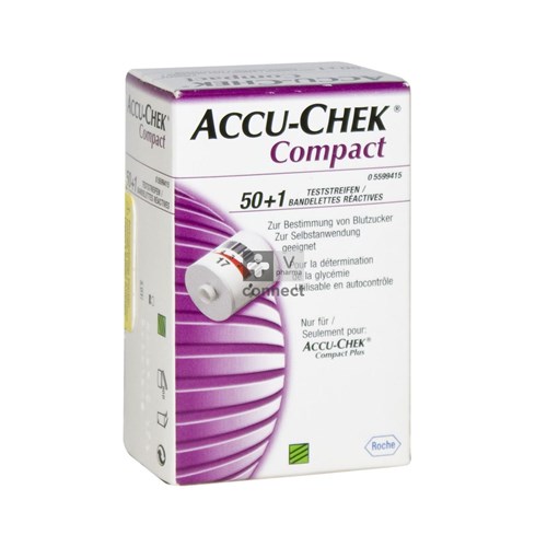 Accu Chek Compact Strips Glucose 3x17 5599415171