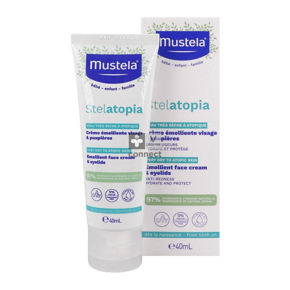 Mustela Pa Stelatopia Emollierende Cr Gezicht 40ml