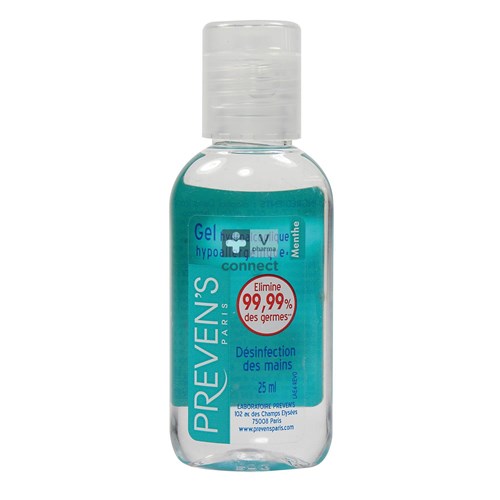 Preven's Gel Desinfectant Menthe 25ml