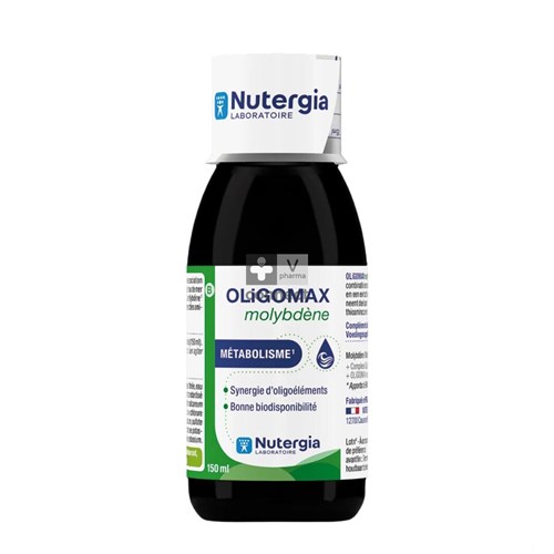 Nutergia Oligomax Molybdene 150 ml