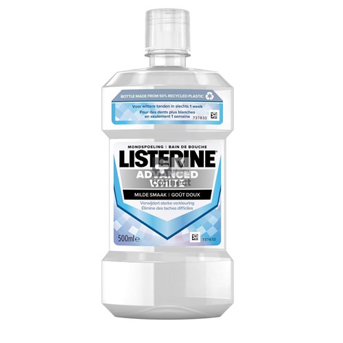 Listerine Advanced White Mondspoeling Mild 500ml