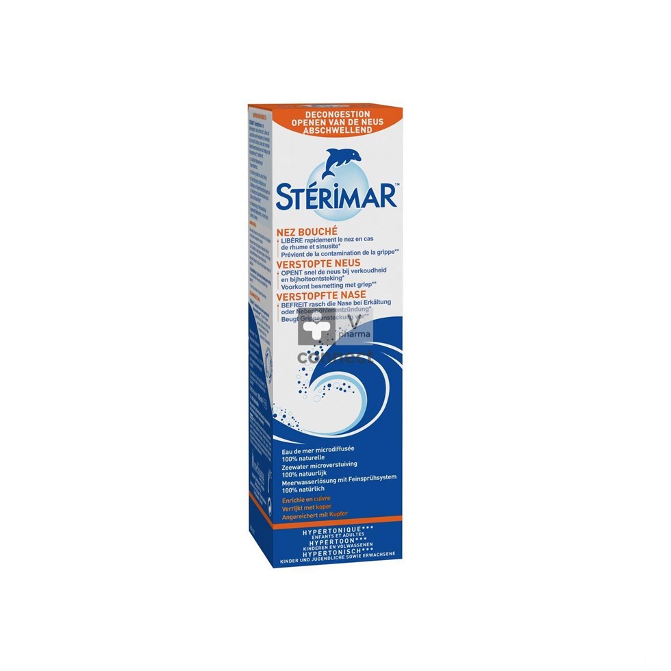 Sterimar Nez Bouché Hypertonique Cuivre 100 ml
