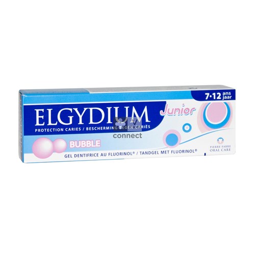 Elgydium Junior Tandpasta Bubble 7-12j Tube 50ml