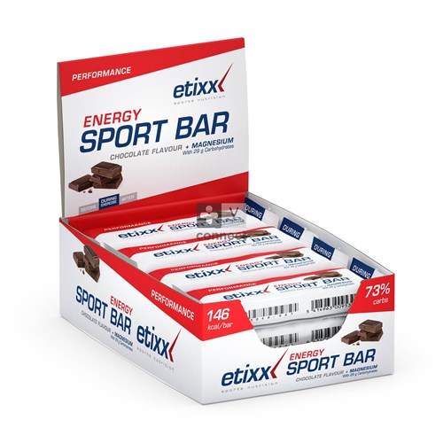 Etixx Energy Sport Bar Chocolate 12x40g