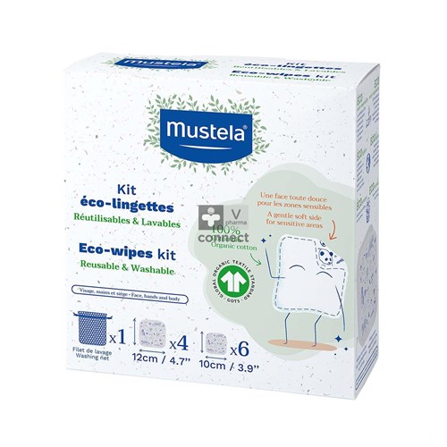 Mustela Ch Mijn 1ste Kit Eco Doekjes 10