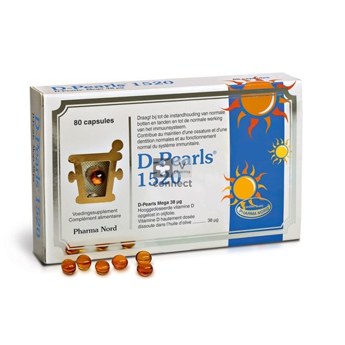 D-pearls 1520 80 capsules Pharma Nord