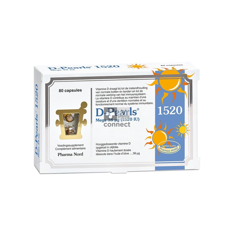 D - Pearls 1520   80 Capsules Pharma Nord