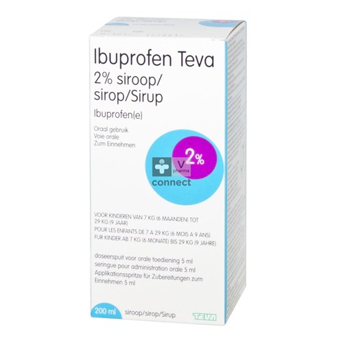 Ibuprofen Teva 2% Sir 200ml