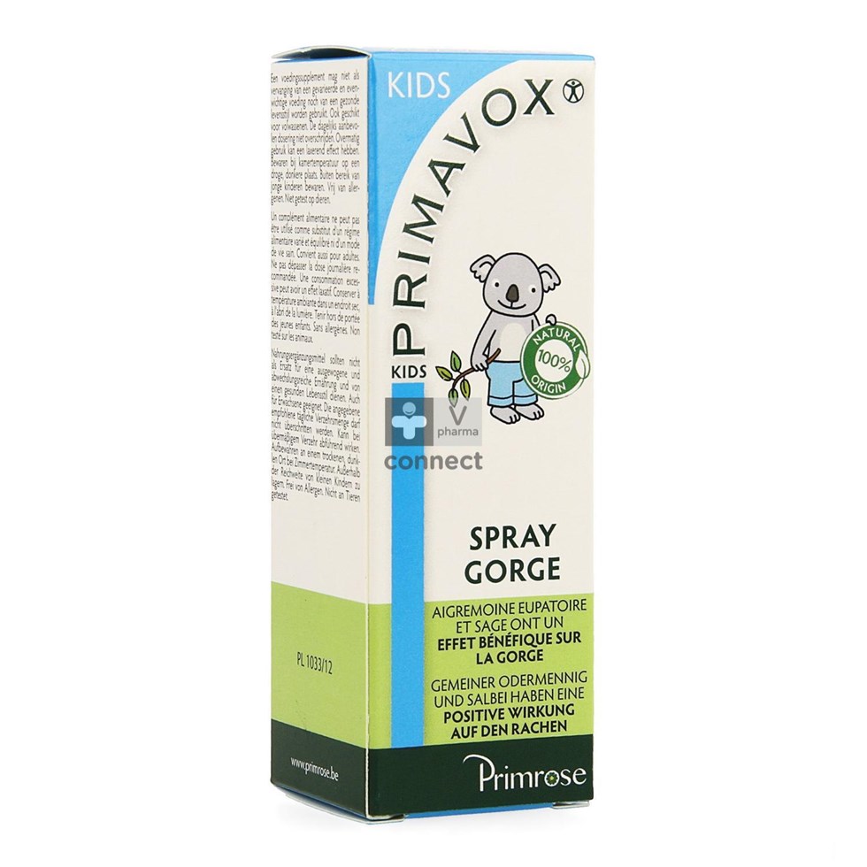 Primavox Kids Keelspray 10ml
