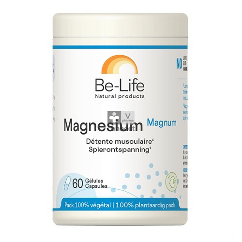 Magnesium Magnum Minerals Be Life Nf Gel 60