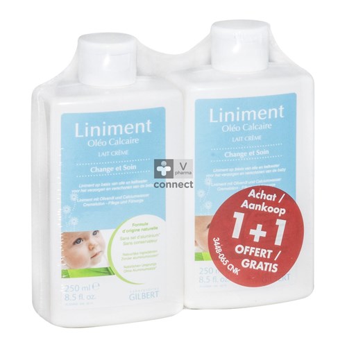 Gilbert Liniment Oleo Calcaire 2 x 250 ml Prix Promo