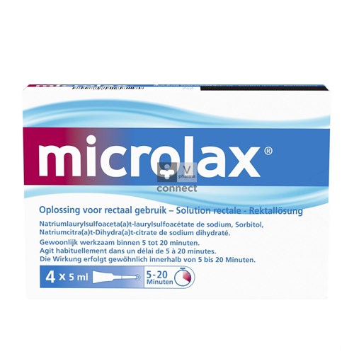 Microlax 4 X 5ml