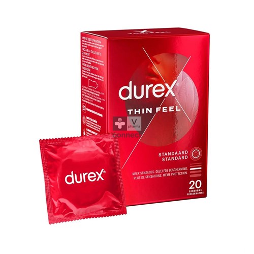 Durex Thin Feel Preservatifs 20 Pièces