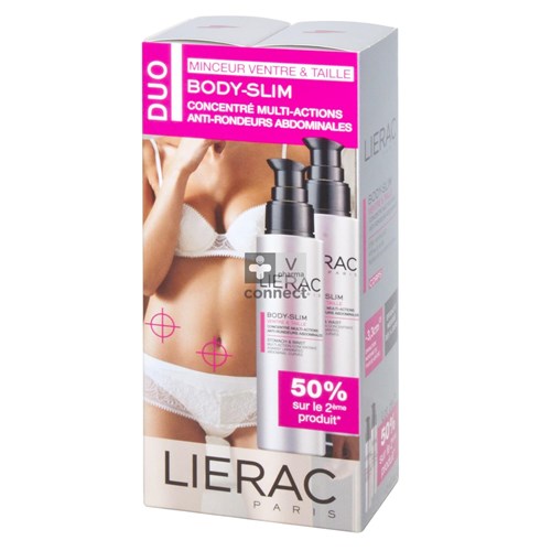 Lierac Body Slim Ventre & Taille Concentré Gainant Anti Rondeurs 2 x 100 ml Prix Promo