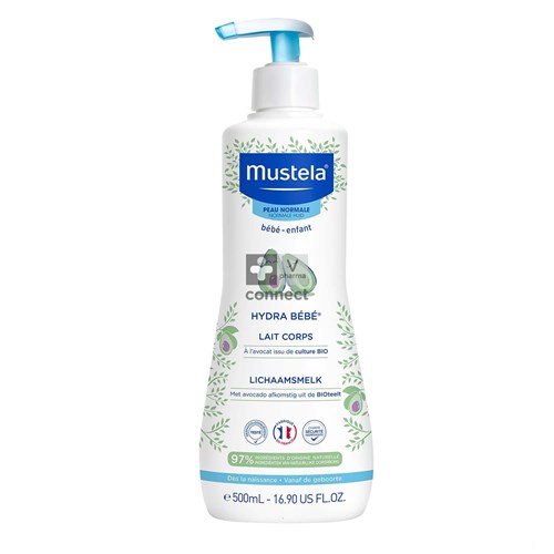 Mustela Bébé Hydra Lait Corps 500 ml